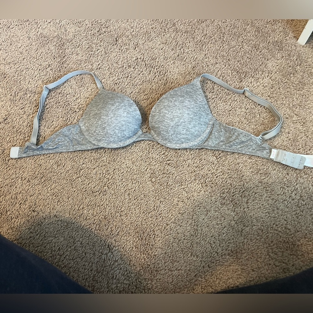 Gray push up bra by PINK